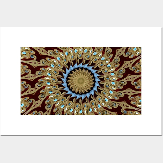 Modern Ethno design.Mandala, Wall Art by piksimp